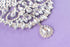Maxi Collar plateado largo de fiesta