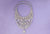 Maxi Collar plateado largo de fiesta